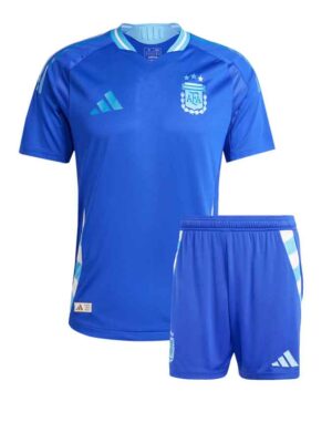 Argentina Away 2024 Copa America Jersey And Shorts