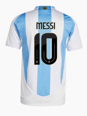 Argentina Home 2024 Copa America Messi Jersey Premium