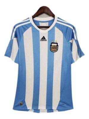 Argentina Home 2010 World Cup Retro Jersey