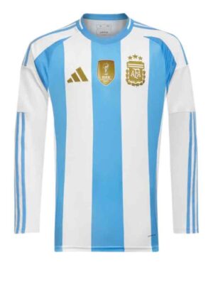 Argentina Home Long Sleeves Jersey 2024 Copa America Premium