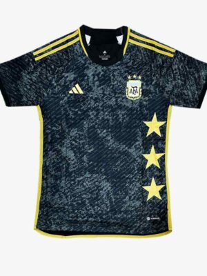 Argentina Black And Gold Special Edition Jersey Premium