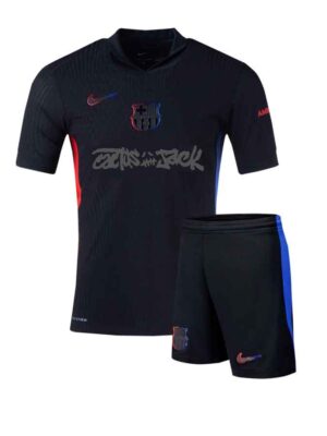 Barcelona Travis Scott Black Out Kit With Shorts 24-25 Season