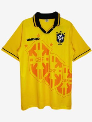 Brazil Home 1994 World Cup Winners Retro Jersey