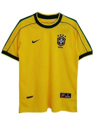 Brazil Home 1998 World Cup Final Retro Jersey