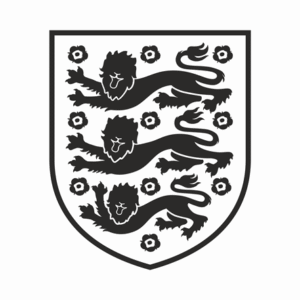 England-Black-And-White-Logo