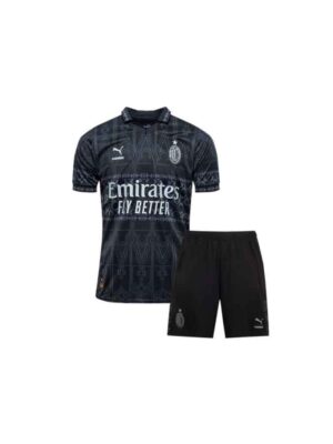 Kids AC Milan Fourth Pleasures Dark Version Jersey 23-24 Season