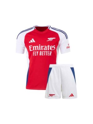 Kids Arsenal Home Jersey And Shorts 24-25 Season
