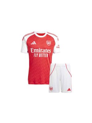 Kids Arsenal Home Jersey And Shorts 25-26 Season