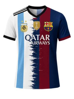 Argentina X Barcelona Messi Special Edition Jersey 25-26 Season Player Edition