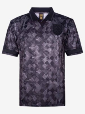 England 1990 World Cup Black Out Retro Jersey