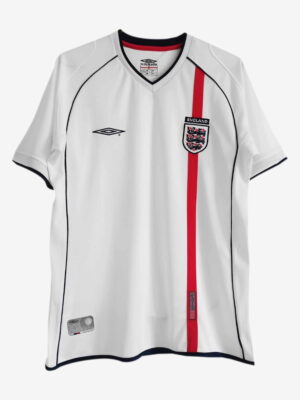 England Home 2002 World Cup Retro Jersey