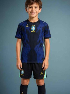 Kids-Brazil-Away-Jersey-And-Shorts-World-Cup-2026