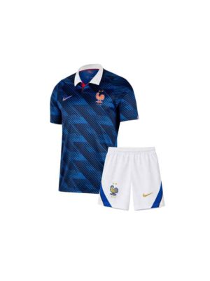 Kids France Home Jersey And Shorts Worldcup 2026