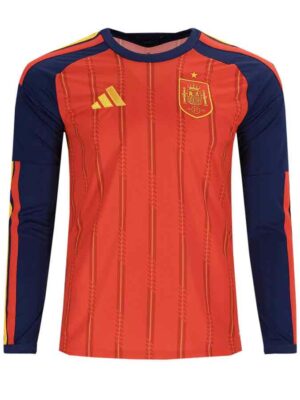 Spain Home Jersey 2026 Worldcup Long Sleeves Premium