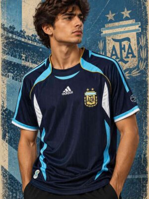 Argentina Away Retro Jersey 2006 World Cup