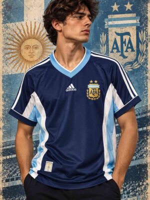 Argentina Away Retro Jersey 1998 World Cup