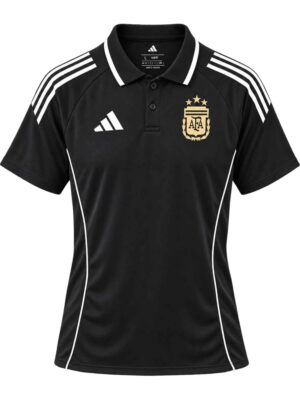 Argentina Black Polo T-shirt Jersey 26-27 Season