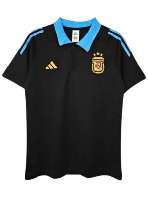 Argentina Black Polo T-shirt Jersey 25-26