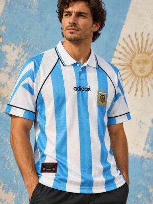 Argentina Home Retro Jersey 1996