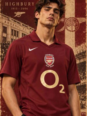 Arsenal Home Highbury Retro Jersey 2005-06