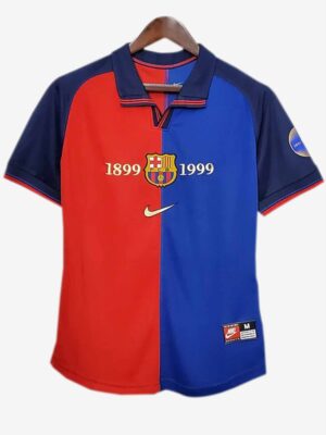 Barcelona Home Retro Jersey 1999 2000