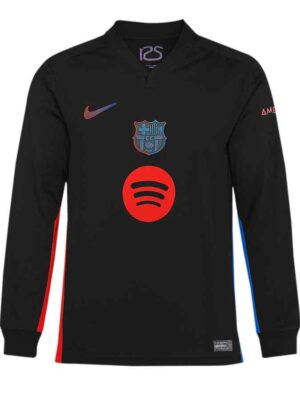 Barcelona Away Long Sleeves Jersey 24-25  Fan Edition