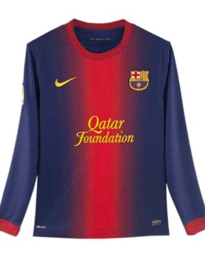 Barcelona Home Retro Jersey 2012-13 Long Sleeves