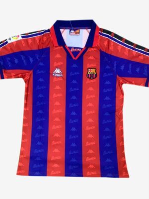 Barcelona Home Kappa Retro Jersey 1995 97