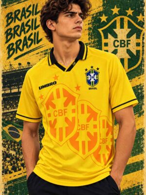 Brazil Home Retro Jersey 1994 World Cup