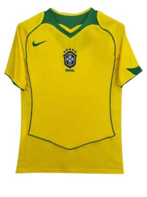 Brazil Home Retro Jersey 2004 Copa America Champions