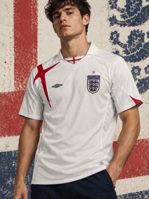 England Home Retro Jersey 2006 World Cup