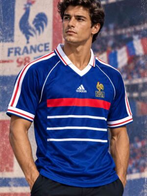 France Home Retro Jersey 1998 World Cup