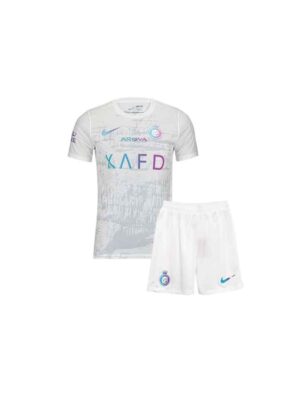 Kids Al Nassr Third Jersey with Shorts 23-24