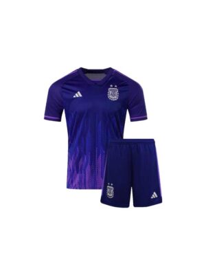 Kids Argentina Away Jersey with Shorts 22-23