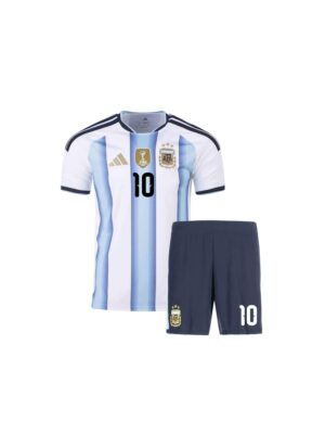 Kids Argentina Home Messi Jersey with Shorts 2026 World Cup