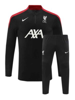 Liverpool Black Training Suit 24-25