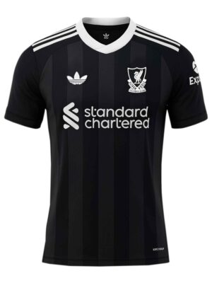 Liverpool Black Goalkeeper Jersey 25-26 Fan Edition