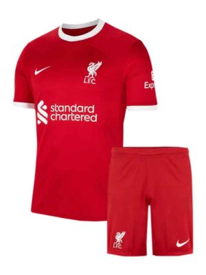 Liverpool Home Jersey And Shorts 23-24