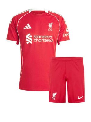 Liverpool Home Kit With Shorts 25-26