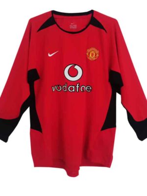 Manchester United Home Retro Jersey 2003-04 Long Sleeves