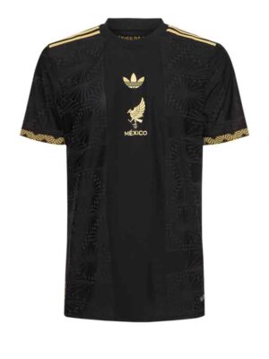 Mexico Gold And Black Jersey 24-25  Fan Edition