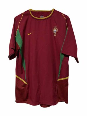 Portugal Home Retro Jersey 2002 World Cup