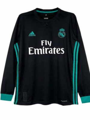 Real Madrid Away Retro Jersey 2017-18 Long Sleeves