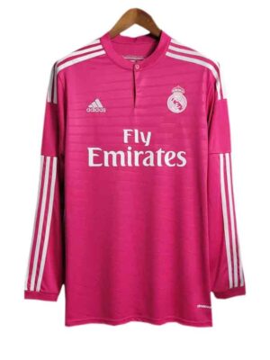 Real Madrid Away Retro Jersey 2014-15 Long Sleeves