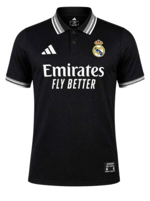 Real Madrid Black Polo Special Edition Jersey 25-26  Player Edition