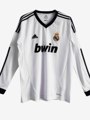 Real Madrid Home Retro Jersey 2012-13 Long Sleeves