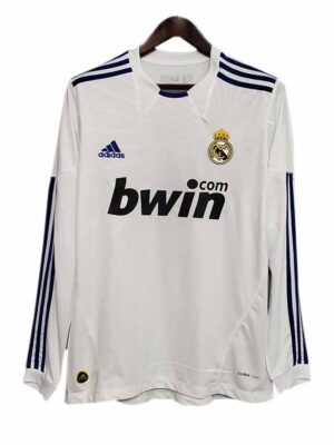 Real Madrid Home Retro Jersey 2010-11 Long Sleeves