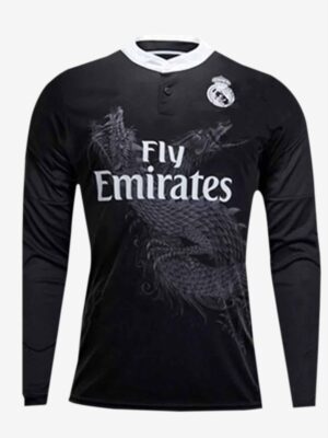 Real Madrid Third 2014-2015 Long Sleeves Retro Jersey