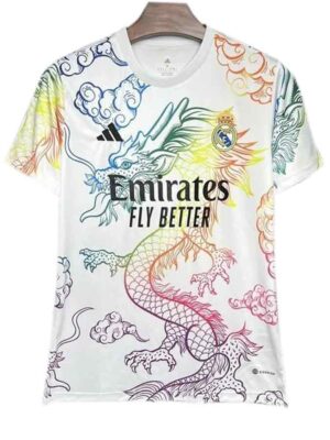 Real Madrid White Cailong Special Jersey 24-25 Fan Edition