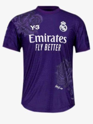 Real Madrid Y-3 Purple Special Edition Jersey 23-24 Player Edition